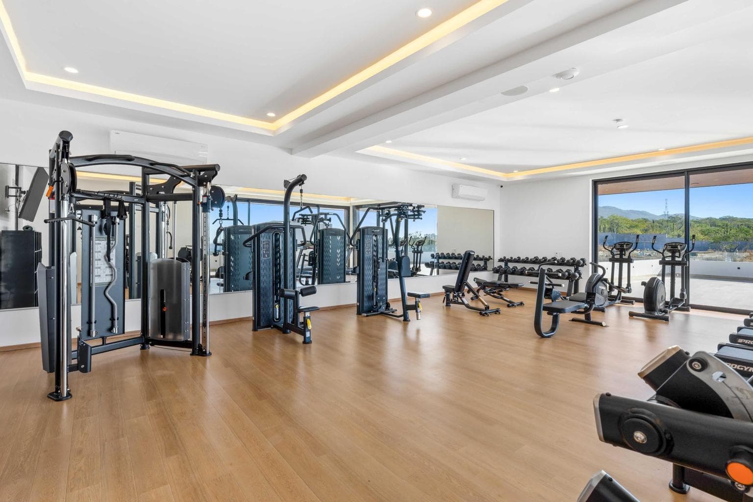 Equipped gym