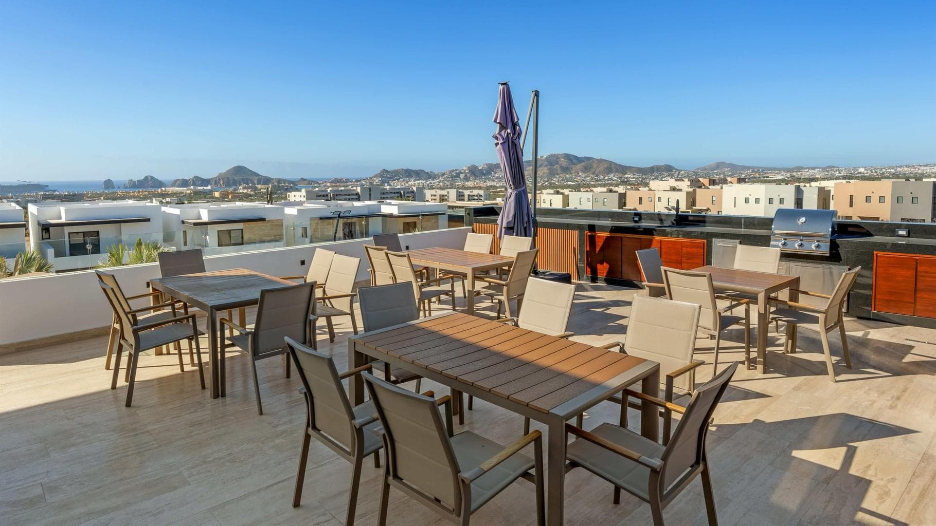 Outdoor grill area